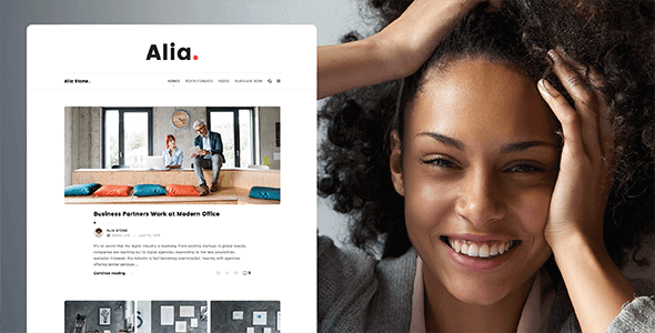 Alia 1.47 – Minimal Personal Blog