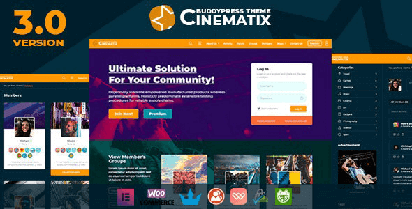 Cinematix 3.2 – BuddyPress Theme