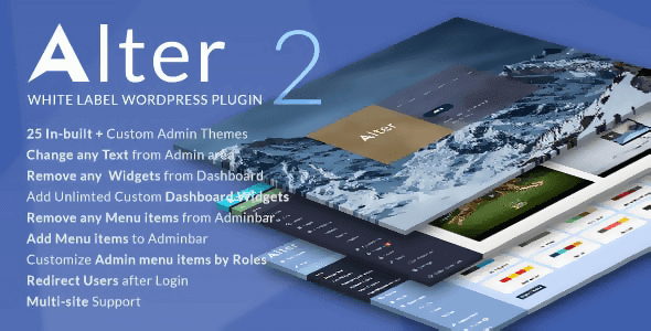 WpAlter 2.4.4 NULLED – White Label WordPress Plugin