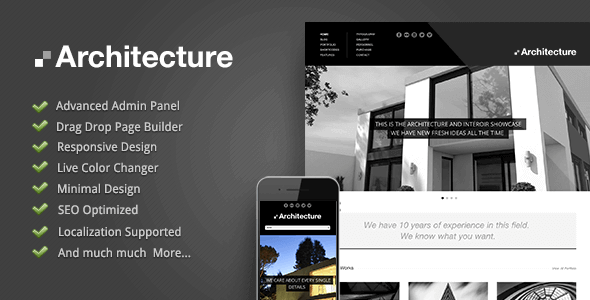 Architecture 1.2.2 – WordPress Theme