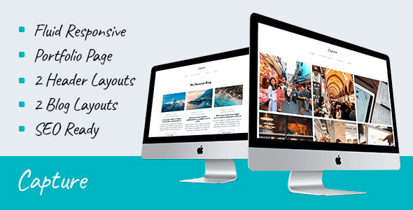 Capture 1.0.4 – A Premium Portfolio WordPress Theme