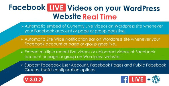 Facebook Live Video Auto Embed for WordPress 4.0.0