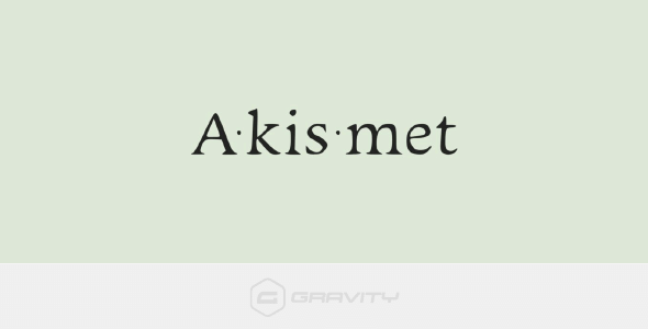 Gravity Forms Akismet Add-On 1.0