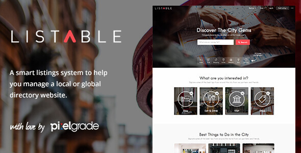 LISTABLE 1.10.1 – A Friendly Directory WordPress Theme