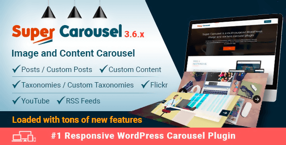 Super Carousel 3.7.8 – Responsive WordPress Plugin