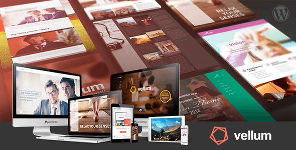 Vellum 1.7.55 – Responsive WordPress Theme