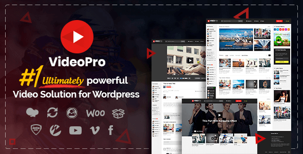 VideoPro 2.3.7.6 – Video WordPress Theme