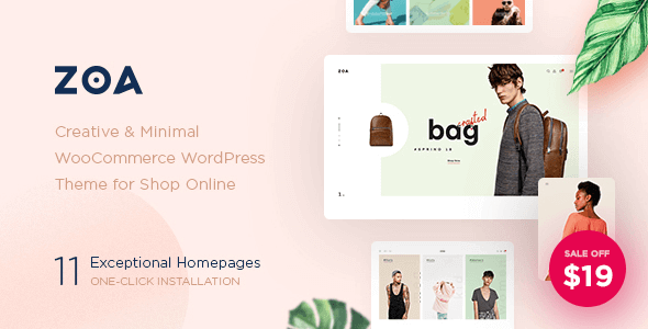 Zoa 2.5.3 – Minimalist Elementor WooCommerce Theme