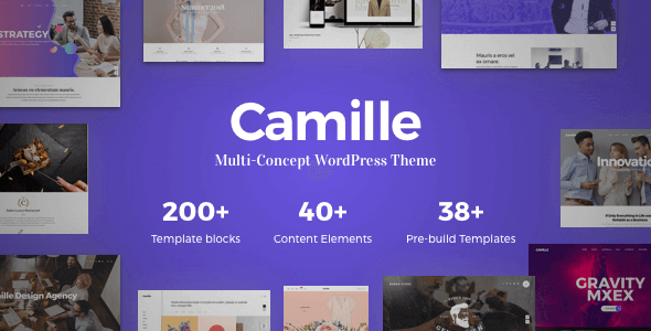 Camille 1.1.5 – Multi-Concept WordPress Theme