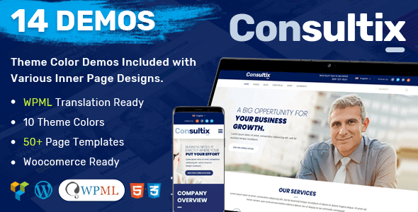 Consultix 3.0.3 – Business Consulting WordPress Theme