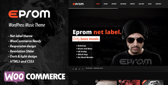 EPROM 2.2.0 – WordPress Music Theme