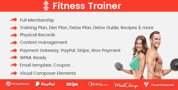 Fitness Trainer 1.6.3 – Training Membership Plugin