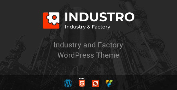 Industro 1.0.6.6 – Industry & Factory WordPress Theme