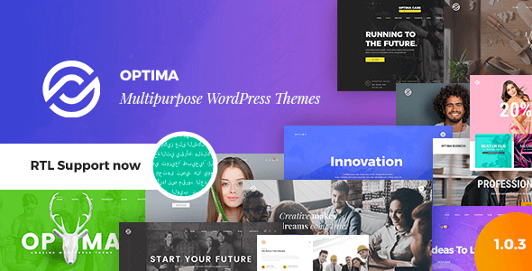 Optima 1.2.3 – Multipurpose WordPress Theme