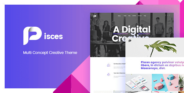 Pisces 2.1.3 – Multi Concept Creative Theme