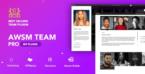 The Team Pro 1.11.0 – Team Showcase WordPress Plugin