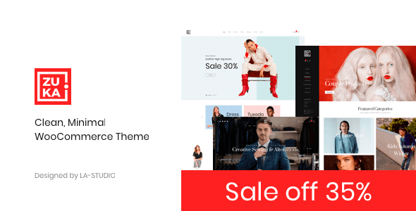 Zuka 1.1.5 – Clean Minimal WooCommerce Theme