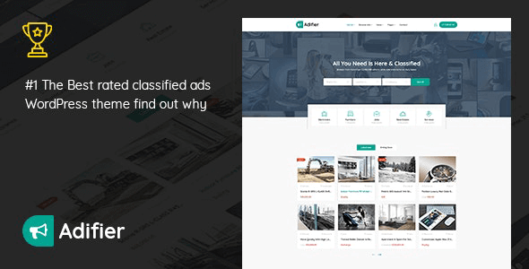 Adifier 3.9.1 – Classified Ads WordPress Theme