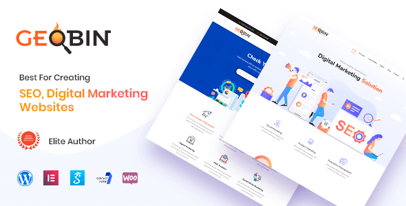 GeoBin 2.7.3 – Social Media Digital Marketing Agency SEO WordPress Theme