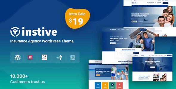 Instive 1.2.0 – Insurance WordPress Theme