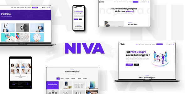 Niva 1.9 – Creative Agency & Freelancer WordPress Theme