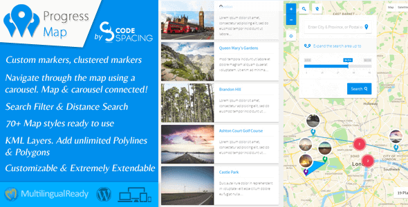 Progress Map WordPress Plugin 5.6.9