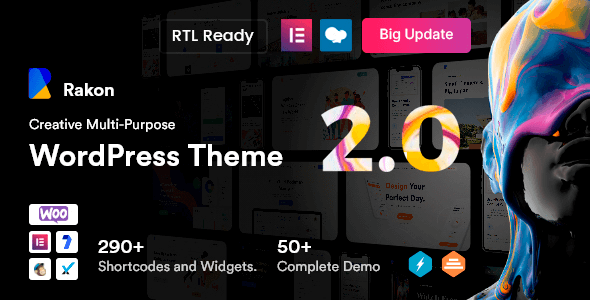 Rakon 2.0.4 – Creative Multi-Purpose WordPress Theme