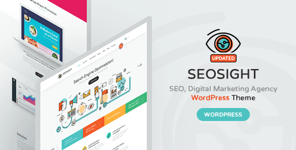 Seosight 5.9.5 NULLED – SEO Digital Marketing Agency WP Theme with Shop