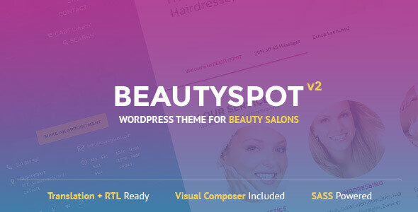 BeautySpot 3.5.6 – WordPress Theme for Beauty Salons