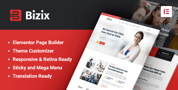 Bizix 2.1.0 – Corporate and Business WordPress Theme