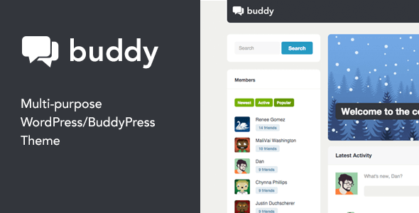 Buddy 2.22.2 – Multi-Purpose WordPress BuddyPress Theme