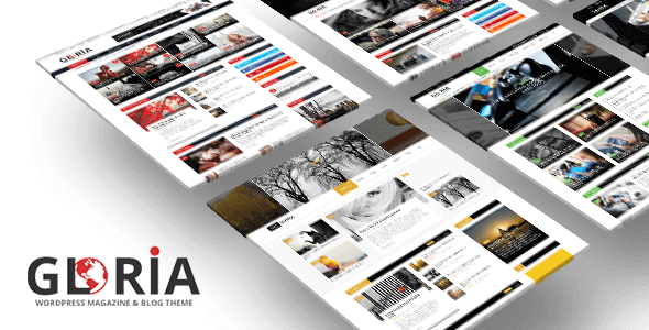 Gloria 2.9 – Multiple Concepts Blog Magazine WordPress Theme