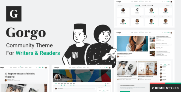 Gorgo 2.0.12 – Multi-Purpose Collaborative Blog & Community BuddyPress Theme