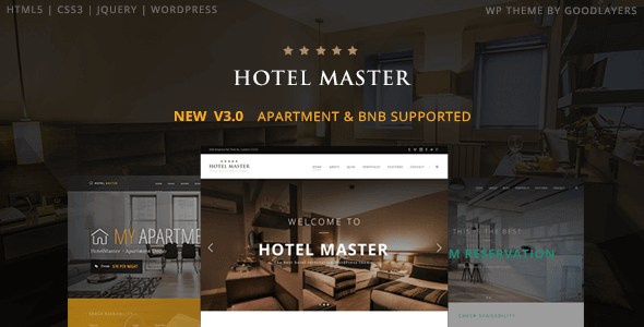 Hotel Master 4.1.5 – Hotel & Hostel Booking WordPress Theme