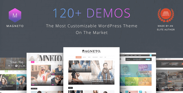 Magneto 2.5 – Multi Concept Newspaper News Magazine Blog WordPress Theme