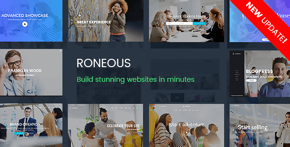 Roneous 1.9.2 – Creative Multi-Purpose WordPress Theme