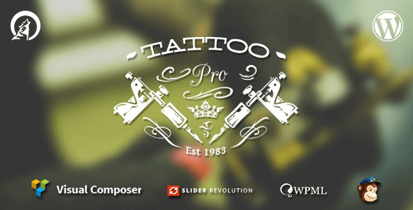 TattooPress 3.3.7 – Your Tattoo Shop WordPress Theme