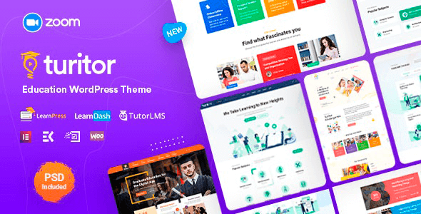 Turitor 1.4.2 – Education WordPress Theme