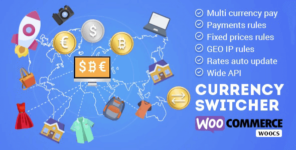 WOOCS 2.3.8 – WooCommerce Currency Switcher