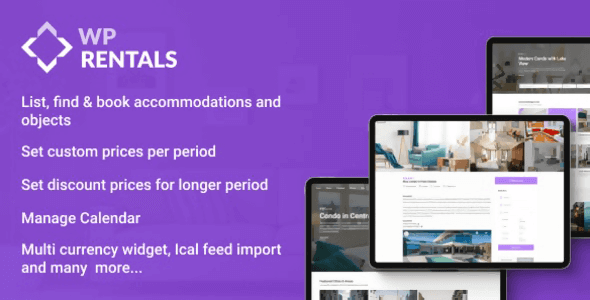 WP Rentals 3.7 NULLED – Booking Accommodation WordPress Theme