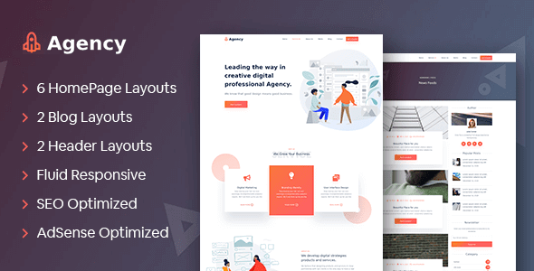 Agency 1.0.12 – The Ultimate Theme for Service Providers