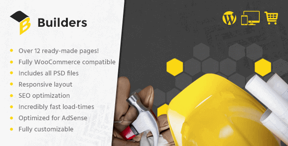 Builders 1.3.14 – WordPress Theme For Construction Websites, Architectural Firms