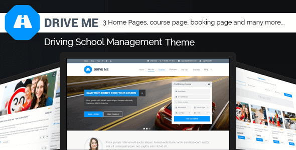 Driveme 1.5.2.2 – Driving School WordPress Theme