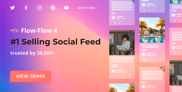 Flow-Flow 4.9.1 – WordPress Social Stream Plugin