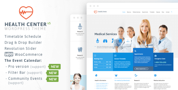 Health Medical Care 30 NULLED – Theme for Medical Health and Dentist Center Clinic