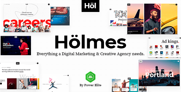 Holmes 1.4 NULLED – Digital Agency Theme