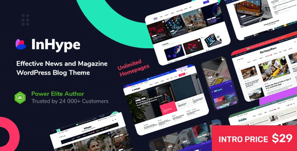 InHype 1.3.2 NULLED – Blog & Magazine WordPress Theme