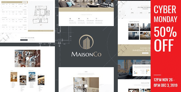 MaisonCo 1.6.1 – Single Property WordPress Theme