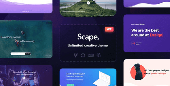 Scape 1.5.5 NULLED – Multipurpose WordPress theme