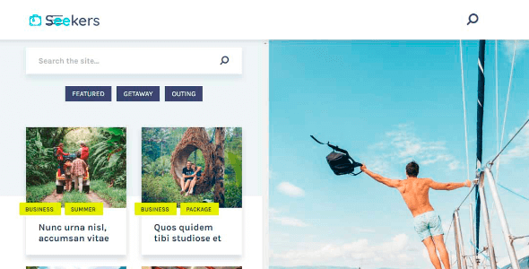 Seekers 1.1.4 – Seekers theme is extremely functionaly and attractive